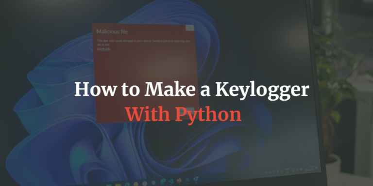 how to make a keylogger with python