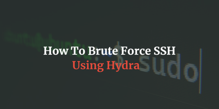 how to brute force ssh using hydra